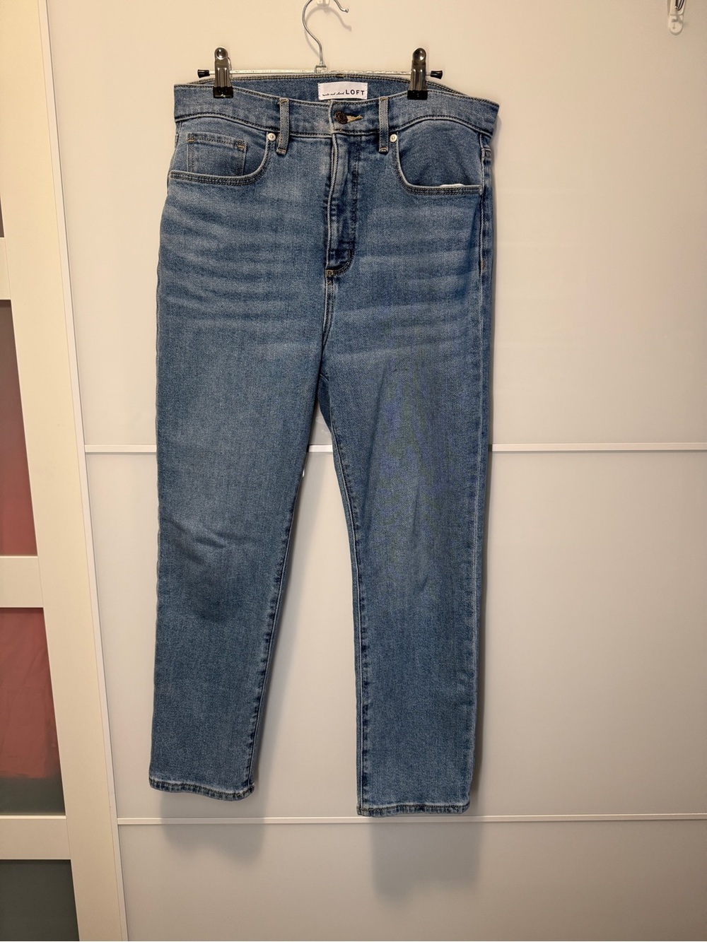 LOFT Slim Straight Jeans